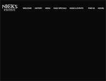 Tablet Screenshot of nickslakehouse.com